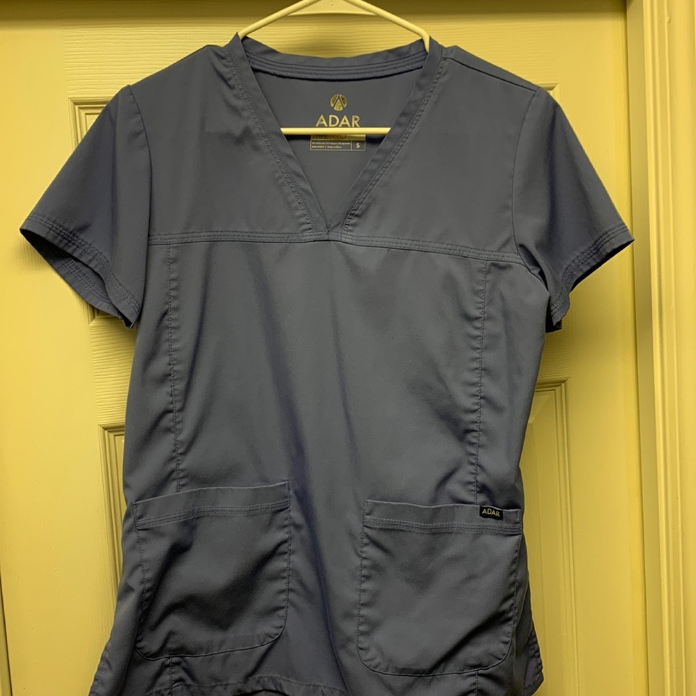 Adar Pro Scrubs for Women - Sweetheart V-Neck Scrub Top